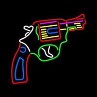 Gun Logo Neonreclame