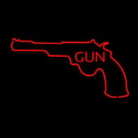 Gun With Logo Neonreclame