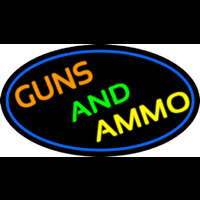 Guns And Ammo Neonreclame