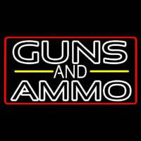 Guns And Ammo Neonreclame