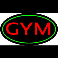 Gym Oval Green Neonreclame