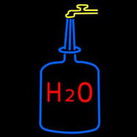 H2o Drinking Water Neonreclame