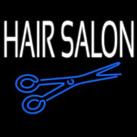 Hair Salon With Scissor Neonreclame