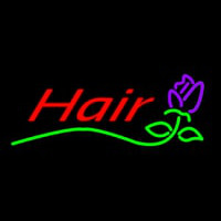 Hair With Flower Logo Neonreclame