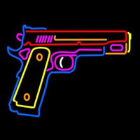 Hand Gun Neonreclame