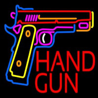 Hand Gun Neonreclame