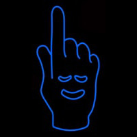 Hand With Smile Neonreclame