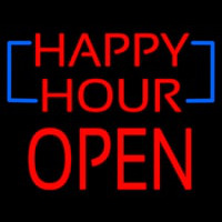 Happy Hour Block Open Neonreclame