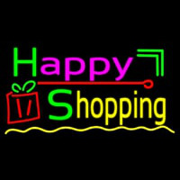 Happy Shopping Logo Neonreclame