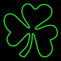 Happy St Patricks Day Shamrock Neonreclame