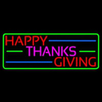 Happy Thanksgiving Block 2 Neonreclame