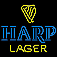 Harp Lager 2 with Harp Neonreclame