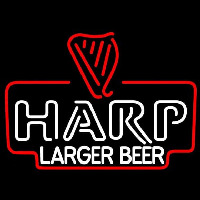 Harp Lager Neonreclame