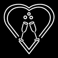Heart Wedding Neonreclame