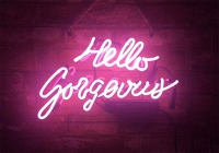 Hello Gorgeous Neonreclame