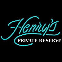 Henrys Private Reserve Beer Sign Neonreclame