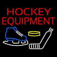 Hockey Equipment Neonreclame