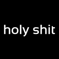 Holy Shit Neonreclame