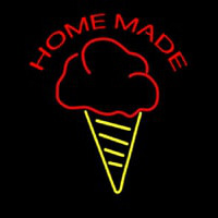 Home Made Ice Cream Cone Neonreclame