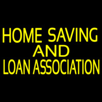 Home Saving And Loan Association Neonreclame