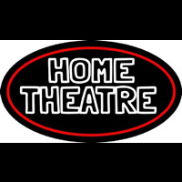 Home Theatre With Border Neonreclame