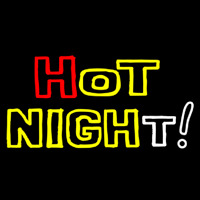 Hot Night Multicolor Neonreclame