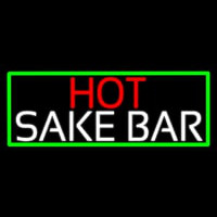 Hot Sake Bar With Green Border Neonreclame