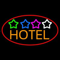 Hotel With Stars Neonreclame