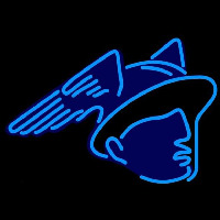 Houston Continental Club Blue Mercury Metal Neonreclame