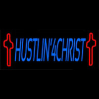 Hustlin 4 Christ Neonreclame
