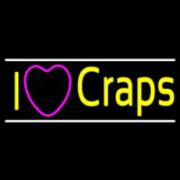 I Love Craps 2 Neonreclame