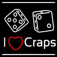 I Love Craps Neonreclame
