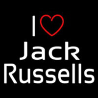 I Love Jack Russells Neonreclame