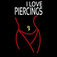 I Love Piercin Neonreclame