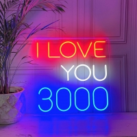 I Love You 3000 Neonreclame