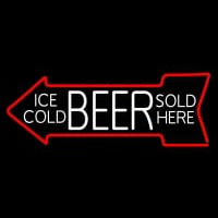 Ice Cold Beer Sold Here Neonreclame