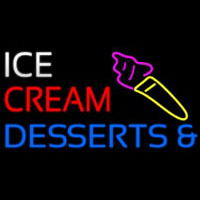 Ice Cream And Desserts Neonreclame