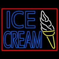 Ice Cream Cone In Between Neonreclame