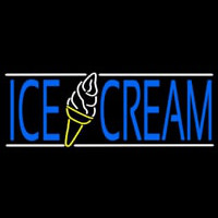 Ice Cream Cone In Between Neonreclame