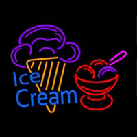 Ice Cream Logo Neonreclame