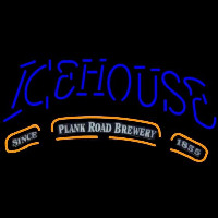 Icehouse Plank Road Brewery Blue Beer Sign Neonreclame
