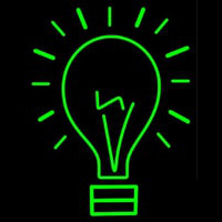 Idea Concept Bulb Neonreclame