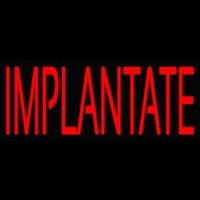 Implantate Neonreclame