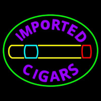 Imported Cigars With Graphic Neonreclame