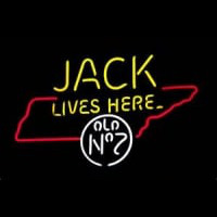 Jack Daniels Jack Lives Here Tennessee Whiskey Neonreclame
