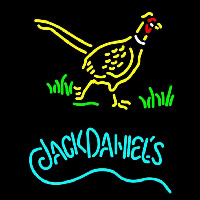 Jack Daniels and Pheasant Logo Neonreclame