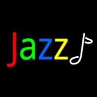 Jazz Multicolor And White Note Neonreclame