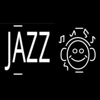 Jazz With Smiley Neonreclame