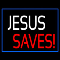 Jesus Saves Neonreclame