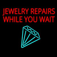 Jewelry Repairs While You Wait Logo Neonreclame